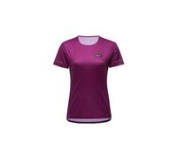 Maglia gore wear context daily a manica corta da donna viola