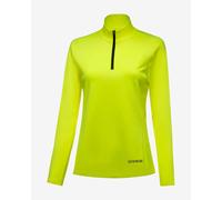 Maglia GOREWEAR Everyday Quarter Zip manica lunga giallo neon donna - S