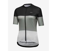 Maglia GOREWEAR Spirit Stripes manica corta nero grigio bianco donna - XS