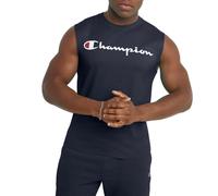 Maglia grafica da uomo Champion Muscle blu navy Medium