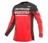 Maglia GRINDHOUSE 24.2 AKIN Nero Rossa FASTHOUSE - UE: M