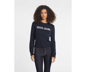 Maglia Guess Intarsia blu navy donna - S
