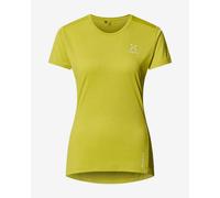 Maglia Haglöfs L.I.M Tech manica corta verde giallo-grigio donna - L