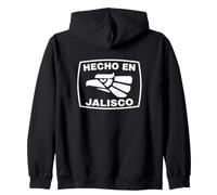 Maglia Hecho en Jalisco - Playera de Hecho in Messico Felpa con Cappuccio
