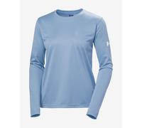 Maglia Helly Hansen Tech Crew 2.0 manica lunga azzurro donna - L