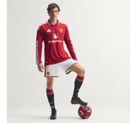 Adidas Manchester United 26/27 Authentic Jersey Home Long Sleeve T-shirt Rosso L Uomo