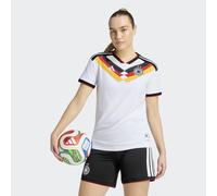 Adidas Germany 26/27 Authentic Home Woman Short Sleeve T-shirt Bianco L Donna