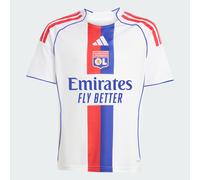 Adidas Olympique De Lyon 25/26 Home Junior Short Sleeve T-shirt Bianco 7-8 Years Bambino,Bambina