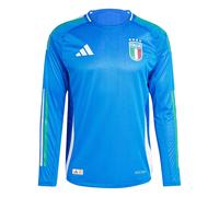 Maglia Home Originale a maniche lunghe Italia Euro 2024 Bleu XS