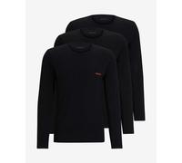 Maglia HUGO Triplet manica lunga nero (3 unità) - XL