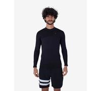 Hurley Chnnl Crssng Pddl Sries L/S Maglietta, Nero, S Uomo
