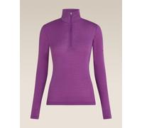 Maglia Icebreaker 175 Everyday Half Zip manica lunga lilla donna - S