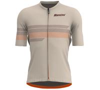Maglia Santini Idea manica corta beige arancione - M