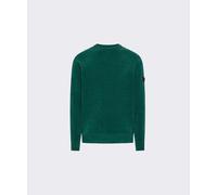 Maglia in ciniglia rasata, VERDE EDERA, Taglia: L