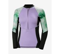 Maglia in neoprene Helly Hansen Waterwear Half Zip manica lunga lilla verde donna - L