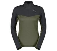 Maglia in pile Scott Defined Light, donna, nero/verde scuro 40(L)