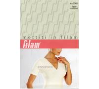 MAGLIA INCROCIO DONNA MEZZA MANICA LANA COTONE FILAM ART. 55622