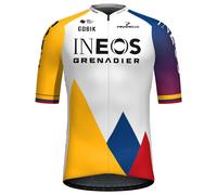 Maglia Team Ineos Grenadiers 2025 Odyssey Egan Bernal manica corta bianco multicolore - M