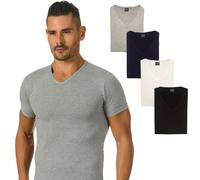 Maglia intima 4pz UOMO Cotone SPEEDY girocollo collo a V T-shirt