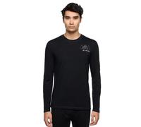 Maglia intima a maniche lunghe in lana merino Vaude Uomo Monviso II ( Nero / S )