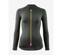 Maglia intima Assos 2/3 manica lunga grigio opaco arancione donna - M