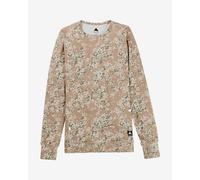 Maglia intima Burton Midweight Crewneck manica lunga beige donna - XS