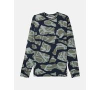 Maglia intima Burton Midweight Crewneck manica lunga grigio verdastro - L