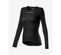 Maglia intima Castelli Prosecco Tech Rosso Corsa manica lunga nero donna - XL