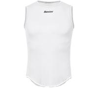 Maglia intima ciclismo senza maniche Lieve bianco