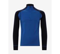 Maglia intima CMP Unlimitech Performance Merino Half Zip manica lunga blu elettrico nero - 50