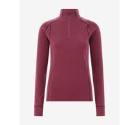 Maglia intima CMP Unlimitech Performance Merino Half Zip manica lunga rosa donna - L