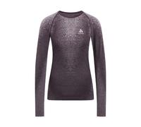 Odlo - Performance Warm Blackcomb - BL Top Crew Neck LS Performance Warm W Blackcomb Gray Ridge per Donne - Taglia L - Grigio