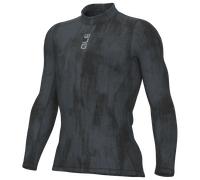 Maglia intima con maniche lunghe Knitted nero