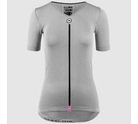 Maglia intima donna Assos 1/3 SS Skin Layer P1 - Grigio M / Grigio