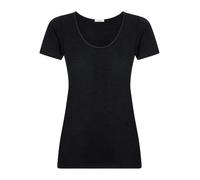 Maglietta RAGNO lana cotone sulla pelle manica corta sintonia 72457 bianco nero