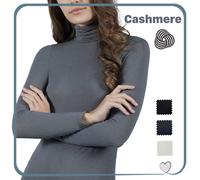 Maglia Intima Donna DOLCEVITA Lana CASHMERE Manica Lunga Collo Alto Invernale da