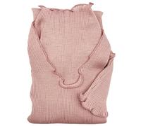 Maglia intima donna LANA e SETA maglietta costina manica lunga invernale termica