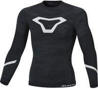 Maglia Intima Tecnica Termica Macna Baselayer Summer Nero Grigio L-XL