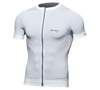 Maglia intima estiva maniche corte in carbonio zip Sixs Bianco L/XL