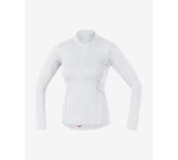 Maglia intima Gore Wear Thermo con zip bianca da donna - XS