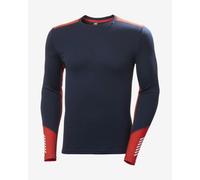 Maglia intima Helly Hansen Lifa Merino Midweight Crew manica lunga blu marino - M
