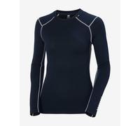 Maglia intima Helly Hansen Lifa Merino Midweight Crew manica lunga blu notte donna - L