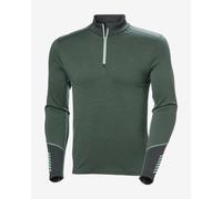 Maglia intima Helly Hansen Lifa Merino Midweight Half Zip Ski Free verde cromo - L
