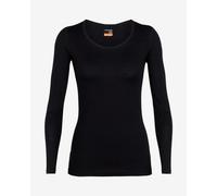 Icebreaker - Women's 200 Oasis L/S Scoop - Intimo lana merinos L nero