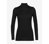 Maglia intima Icebreaker 260 Tech Turtleneck manica lunga nero donna - M