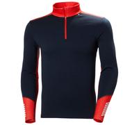 Maglia intima in lana merino 1/2 zip Helly Hansen Lifa Bleu 2XL