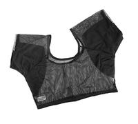 Maglia intima invisibile da donna che assorbe il sudore, ad asciugatura rapida, a prova di umidità, traspirante, sotto le ascelle, Nero , L