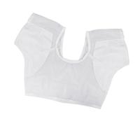 Maglia intima invisibile da donna che assorbe il sudore, ad asciugatura rapida, a prova di umidità, traspirante, sotto le ascelle, bianco, M