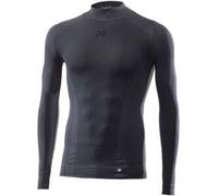 Camicia baselayer a collo alto e maniche lunghe 4 stagioni SIXS TS3 V2 Grigio scuro/NeroM/L Grigio scuro,Nero