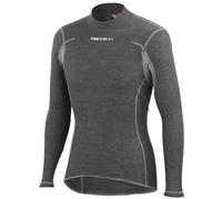 Maglia intima M/L Castelli Flanders Warm - Grigio S / Grigio